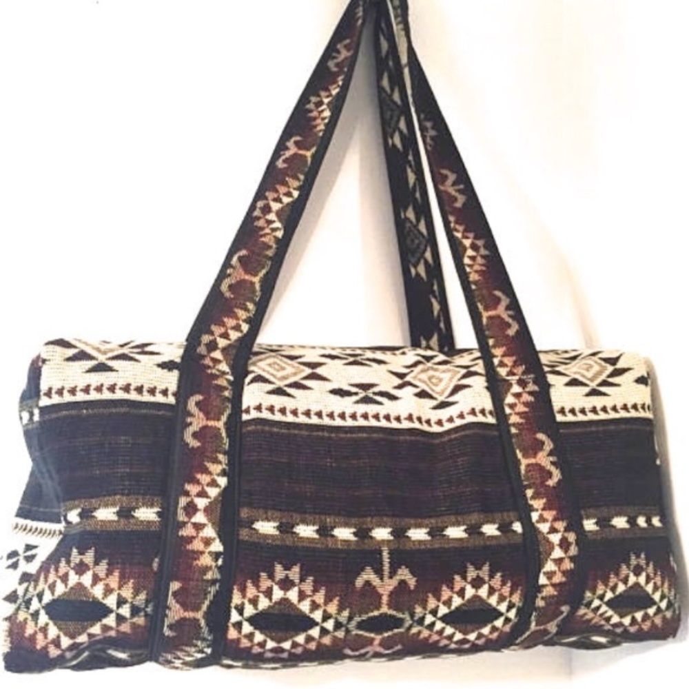 Duffel bag/travel bag/boho chic bag/ NWOT